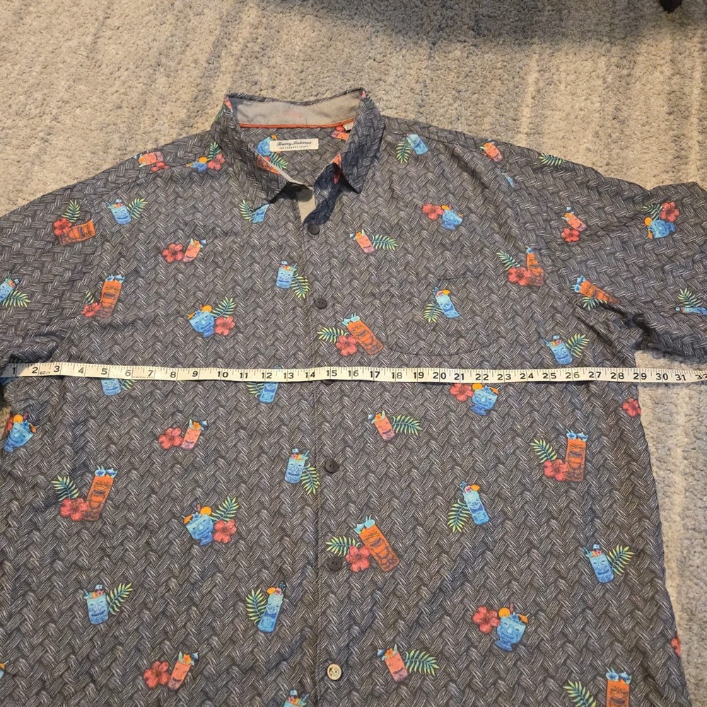 Tommy Bahama The Coconut Point Men's Multicolor Tropical Short Sleeve Shirt - Picture 4 of 6